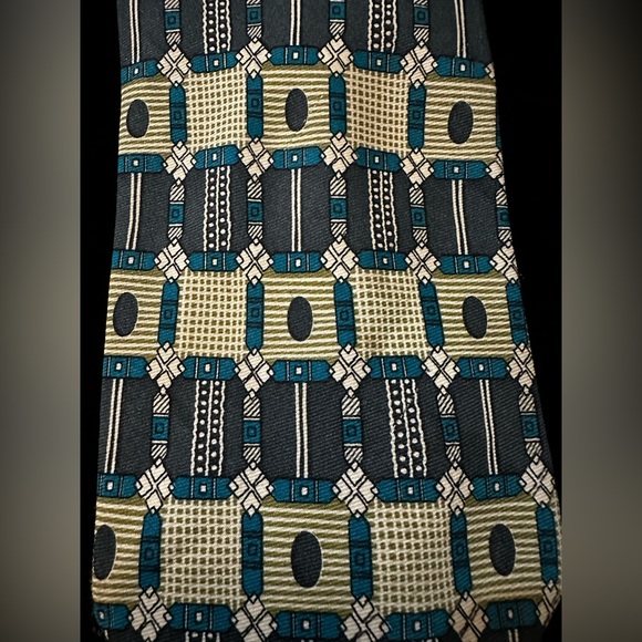 Popolo Blue & Grey Handmade Tie - Picture 2 of 5